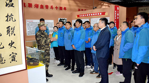 公司北景區(qū)運營黨支部“奮斗百年路 啟航新征程--學黨史、悟思想、辦實事、開新局”寒蔥嶺密營遺址愛國主義教育實地考察主題黨日活動